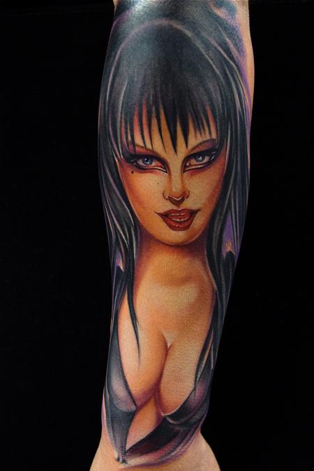 Mike Demasi - Elvria Color portrait Tattoo